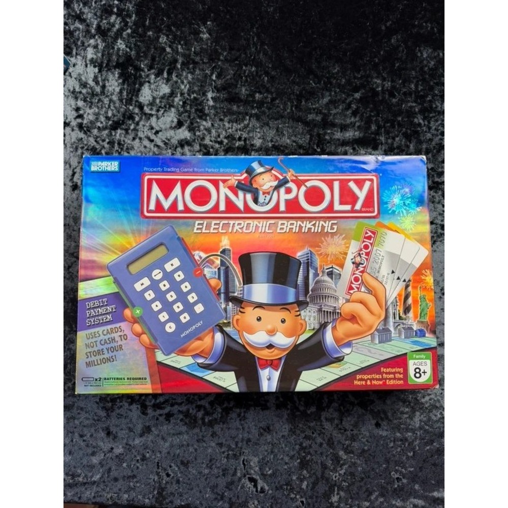 Monopoly Electronic Banking Edition 2007 Parker Brothers Hasbro Here & Now
